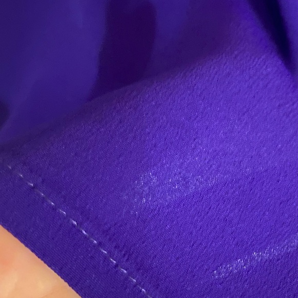 !!RARE!! Vintage NWOT SKULLZ LONDON Purple OS 3X ?PLUS Flowing Blouse Jacket - Picture 15 of 15